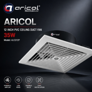 ARICOL 12 INCH PVC CEILING DUCT FAN 35W