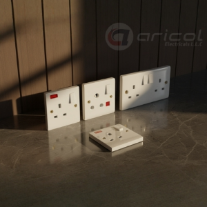 WHITE SERIES SINGLE POLE & ROUND PIN SOCKETS