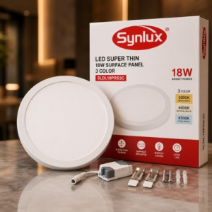 SYNLUX LED SUPER THIN 18W SURFACE PANEL SLIM 3 COLOR