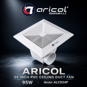 ARICOL 24 INCH PVC CEILING DUCT FAN 95W