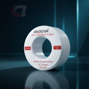 ARICOL 3CORE X 6mm RVV CABLE WHITE