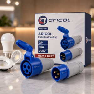 ARICOL INDUSTRIAL SOCKET 3P16A 220V HEAVY DUTY