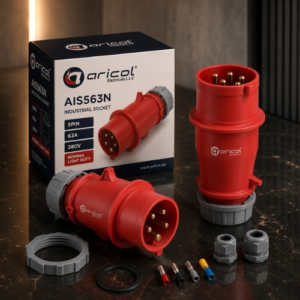 ARICOL INDUSTRIAL SOCKET 5PIN 63A 380V NORMAL
