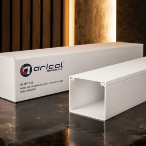 ARICOL PVC TRUNKING HEAVY DUTY WITHOUT STICKER 100X100X3 Mtr
