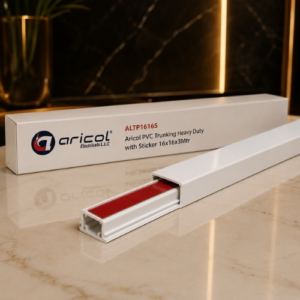 ARICOL PVC TRUNKING HEAVY DUTY WITH STICKER 16x16x3Mtr
