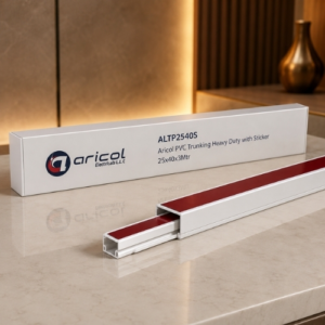 ARICOL PVC TRUNKING HEAVY DUTY WITH STICKER 25x40x3Mtr