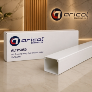 ARICOL PVC TRUNKING HEAVY DUTY WITHOUT STICKER 50x50x3mtr