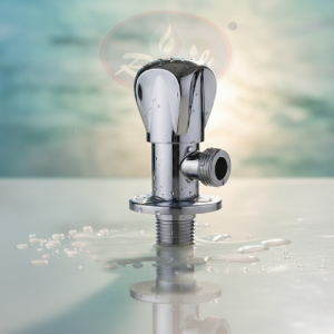 RAYIE ANGLE VALVE FLOWER STEEL MATT