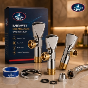 RAYIE ANGLE VALVE WAVE BRASS BODY