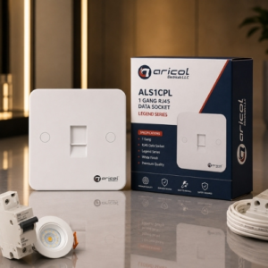 ARICOL 1GANG RJ45 DATA SOCKET LEGEND SERIES