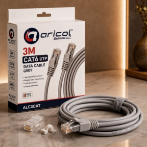 ARICOL 3M CAT6 UTP DATA CABLE GREY