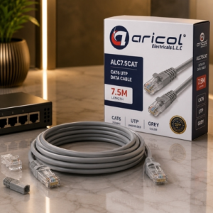 ARICOL 7.5M CAT6 UTP DATA CABLE GREY