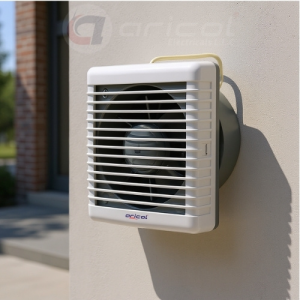 ARICOL AUTO SHUTTER EXHAUST FAN 6INCH PVC BACK ROUND