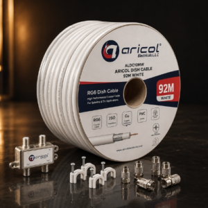 ARICOL DISH CABLE 92M WHITE