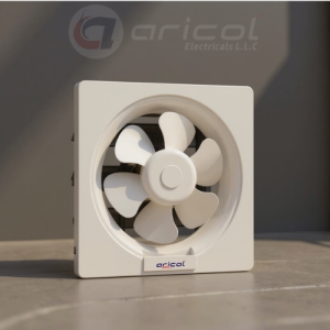 ARICOL 8 INCH EXHAUST FAN SQUARE WITH PVC SHUTTER