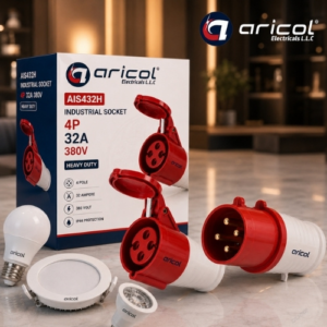 ARICOL INDUSTRIAL SOCKET 4P32A 380V HEAVY DUTY