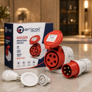 ARICOL INDUSTRIAL SOCKET 5P32A 380V HEAVY DUTY