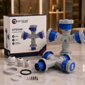 ARICOL INDUSTRIAL T SOCKET  3P16A 220V NORMAL LIGHT DUTY