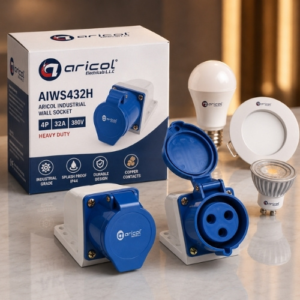 ARICOL INDUSTRIAL WALL SOCKET 4P32A 380V HEAVY DUTY