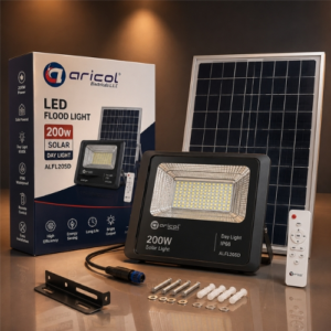 ARICOL LED FLOOD LIGHT 200W SOLAR DAY LIGHT