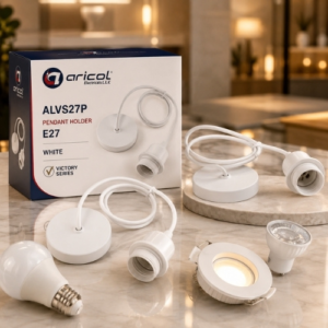 ARICOL PENDANT HOLDER E27 WHITE VICTORY SERIES