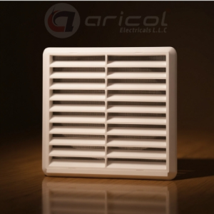 ARICOL DUCT SHUTTER 6-INCH SQUARE PVC