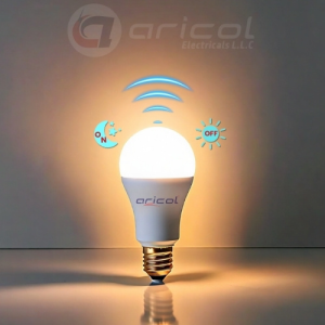 ARICOL MOTION SENSOR 9W LAMP E27 DAYLIGHT MICROWAVE