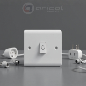ARICOL 10A BELL SWITCH WHITE VICTORY SERIES