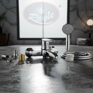 BATH MIXER ZINC W/ACCESSORIES