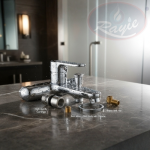 BATH MIXER ZINC W/CHROME