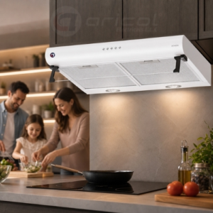 ARICOL 60CM SLIM COOKER HOOD WHITE