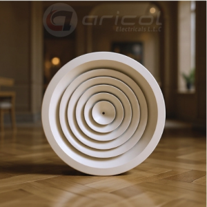 ARICOL DUCT SHUTTER 4 INCH ROUND PVC