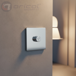 ARICOL 250W 1 GANG SPEED SWITCH CHROME METAL