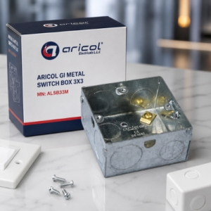 ARICOL GI METAL SWITCH BOX 3X3