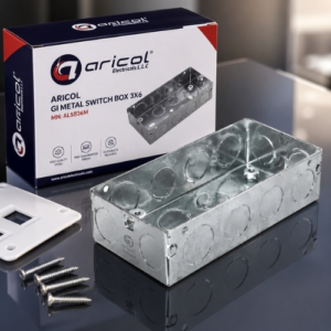 ARICOL GI METAL SWITCH BOX 3X6