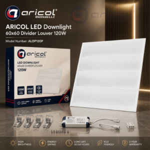 ARICOL LED DOWNLIGHT 60X60 DIVIDER LOUVER 120W