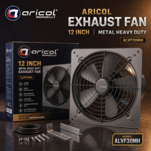 ARICOL 12 INCH HEAVY DUTY METAL EXHAUST FAN