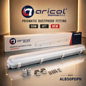 ARICOL PRISMATIC DUSTPROOF FITTING 100W 4FT NEW
