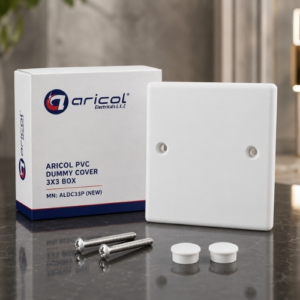 ARICOL PVC DUMMY COVER 3X3 BOX