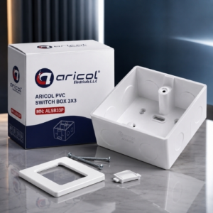 ARICOL SWITCH BOX PVC 3X3