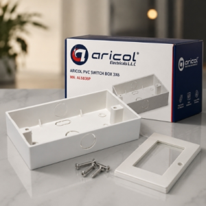 ARICOL SWITCH BOX PVC 6X6