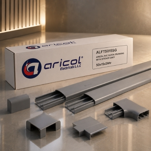 PVC-TRUNKING-FLOOR-WSTICKER-GREY-50x15x2Mtr