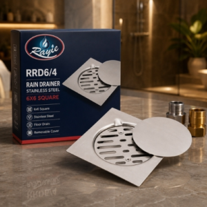 RAYIE RAIN DRAINER STAINLESS STEEL 6X6 SQUARE