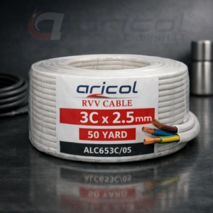 ARICOL 3CORE  X 2.5mm RVV CABLE/50 YARD