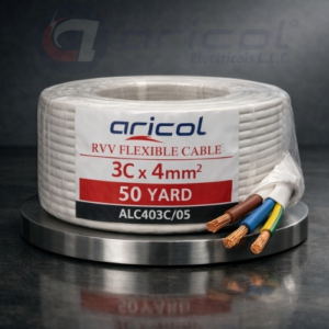 ARICOL 3CORE X 4mm RVV CABLE /50YARD
