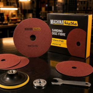 MACHINA SANDING DISC FIBRE 125mm P100