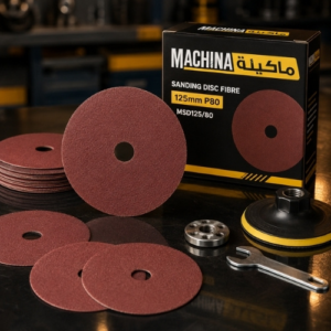 MACHINA SANDING DISC FIBRE 125mm P80