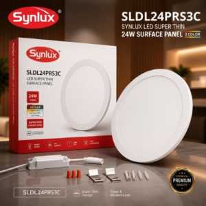 SYNLUX LED SUPER THIN 24W SURFACE PANEL SLIM 3 COLOR