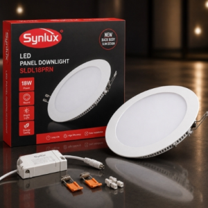 SYNLUX 18W LED DOWNLIGHT PANEL ROUND NEW BACK BODY