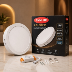 SYNLUX 24W LED F/L SURFACE PANEL ROUND LIGHT DOWNLIGHT